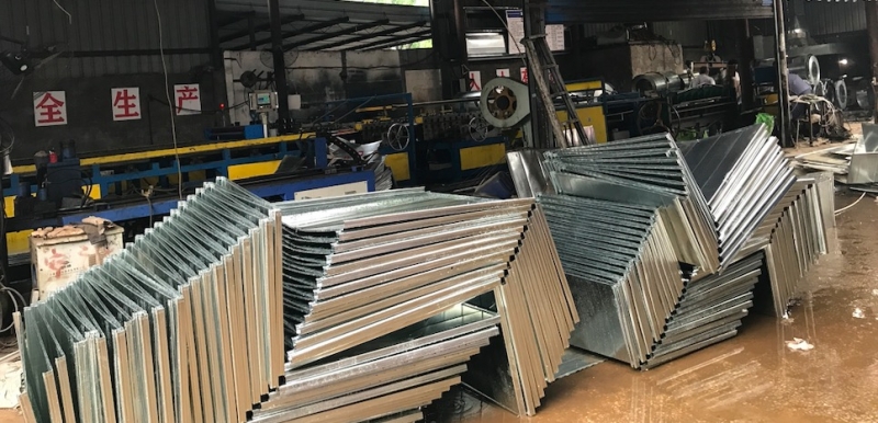 镀锌钢板共板法兰风管加工工艺的特点及优势